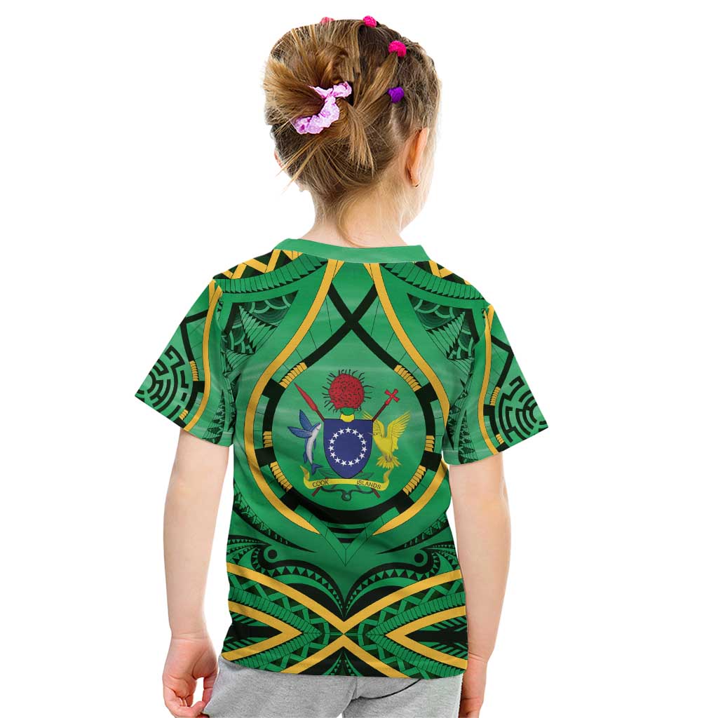 Cook Islands Constitution Day Kid T Shirt 60th Anniversary - Polynesian Pride