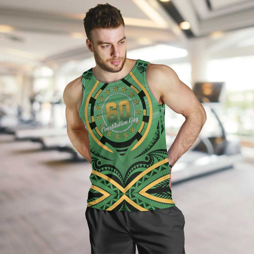 Cook Islands Constitution Day Men Tank Top 60th Anniversary - Polynesian Pride