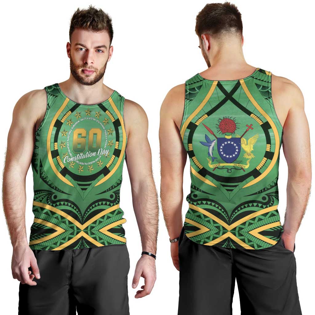 Cook Islands Constitution Day Men Tank Top 60th Anniversary - Polynesian Pride