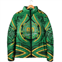 Cook Islands Constitution Day Padded Jacket 60th Anniversary - Polynesian Pride
