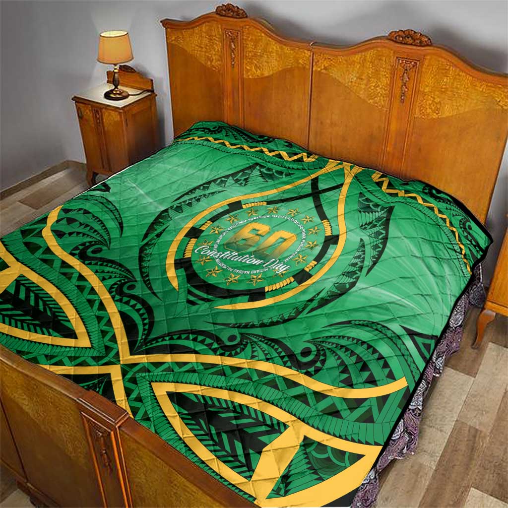 Cook Islands Constitution Day Quilt 60th Anniversary LT05 - Polynesian Pride
