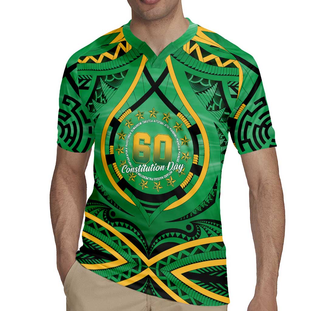 Cook Islands Constitution Day Rugby Jersey 60th Anniversary - Polynesian Pride