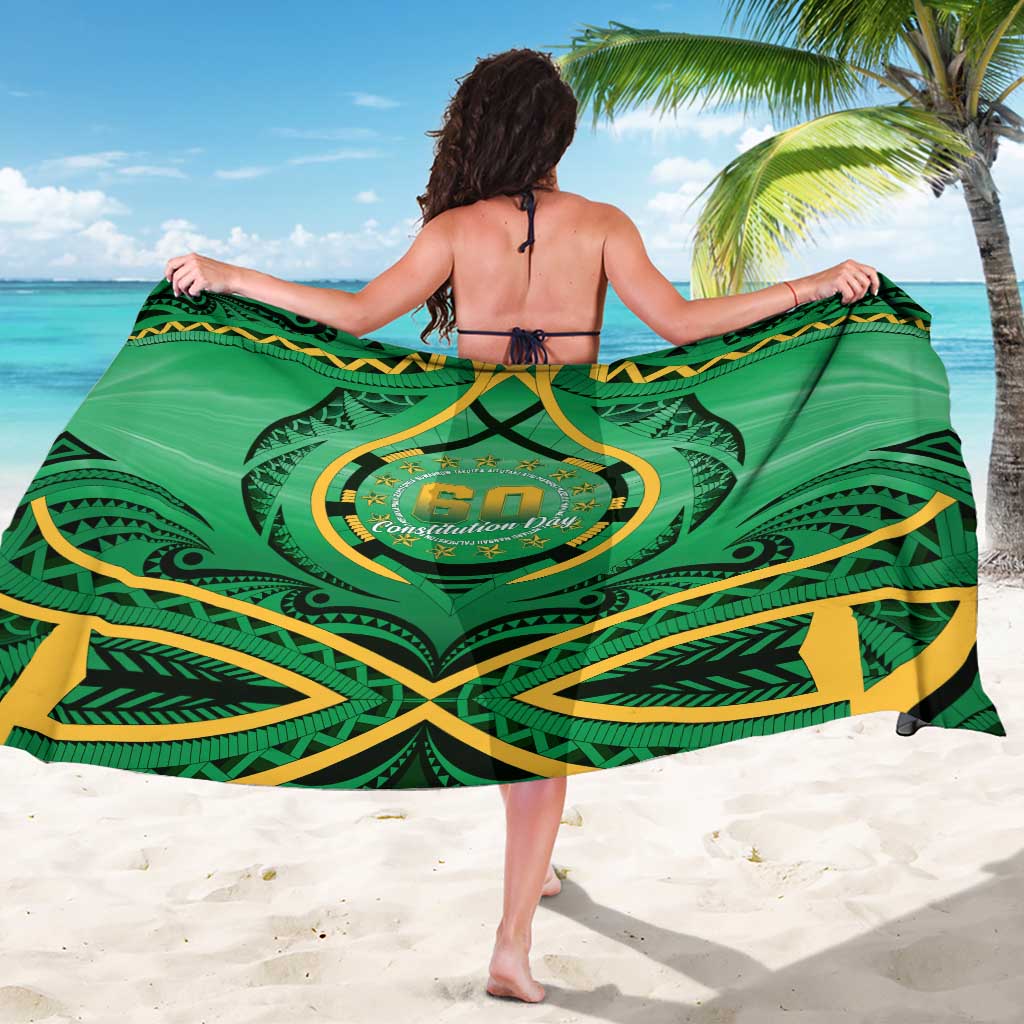 Cook Islands Constitution Day Sarong 60th Anniversary LT05 - Polynesian Pride
