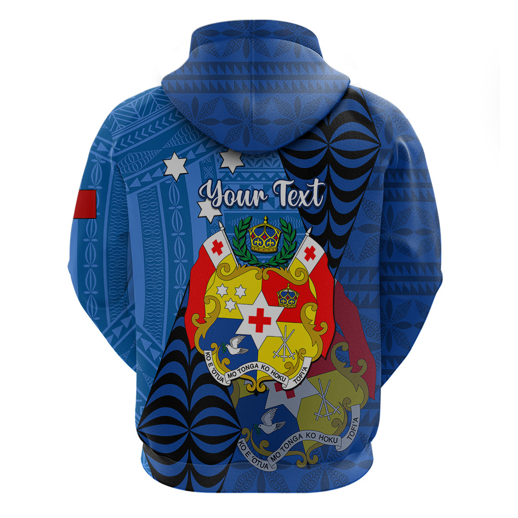 Personalized Tonga Vavau Hoodie Humpback Whale Coat Of Arms With Ngatu Pattern LT05 - Polynesian Pride
