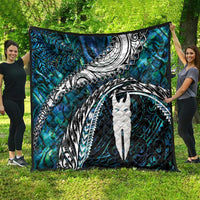 New Zealand Aotearoa Quilt Maori Hei Rehua Paua Shell Glitter Green LT05 - Polynesian Pride