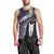 New Zealand Aotearoa Men Tank Top Maori Hei Rehua Paua Shell Glitter Purple