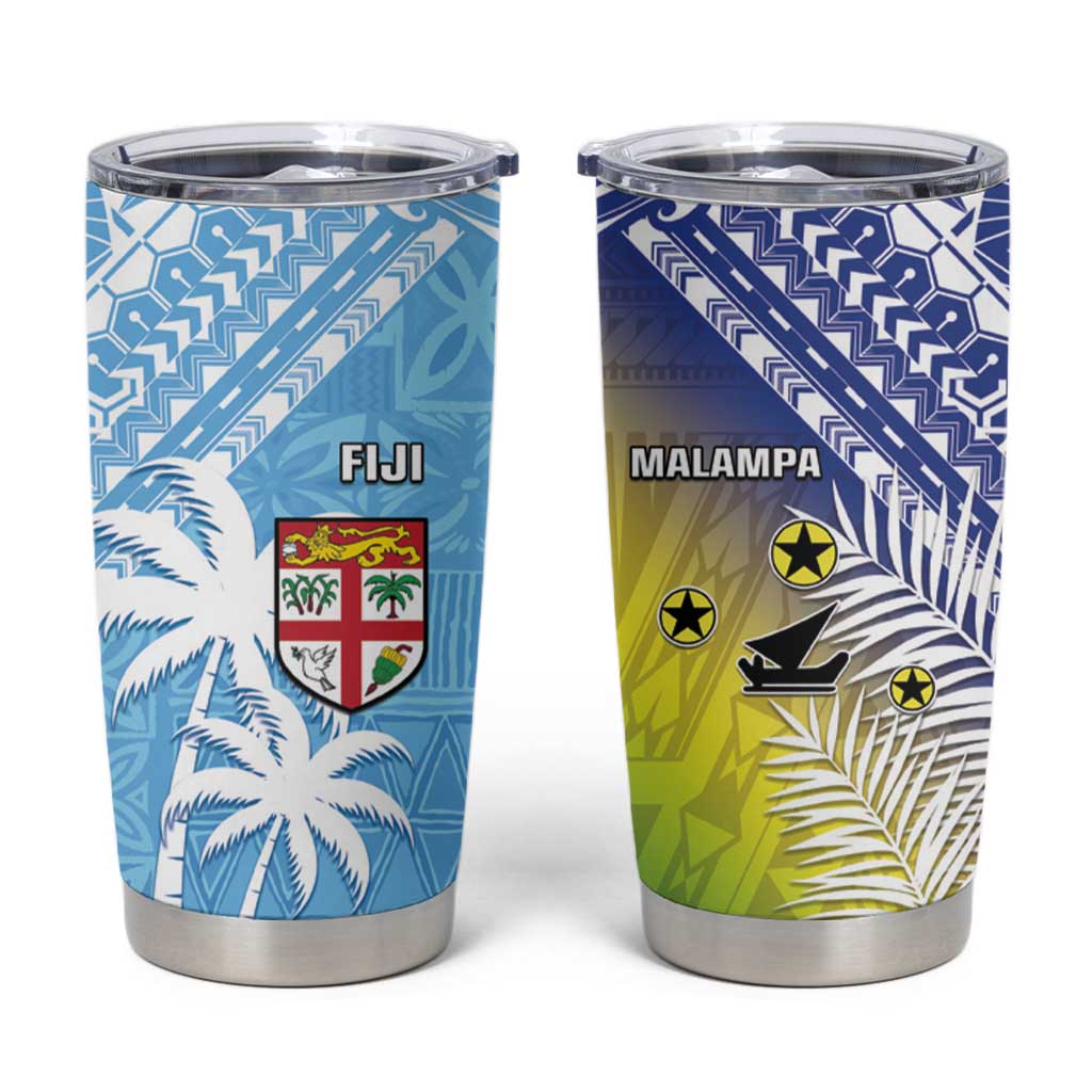 Happy Malampa Fiji Day Tumbler Cup Half Mix Style