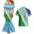 Love Malampa Fiji Day Couples Matching Mermaid Dress and Hawaiian Shirt Together We Grow