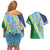 Love Malampa Fiji Day Couples Matching Off Shoulder Short Dress and Hawaiian Shirt Together We Grow