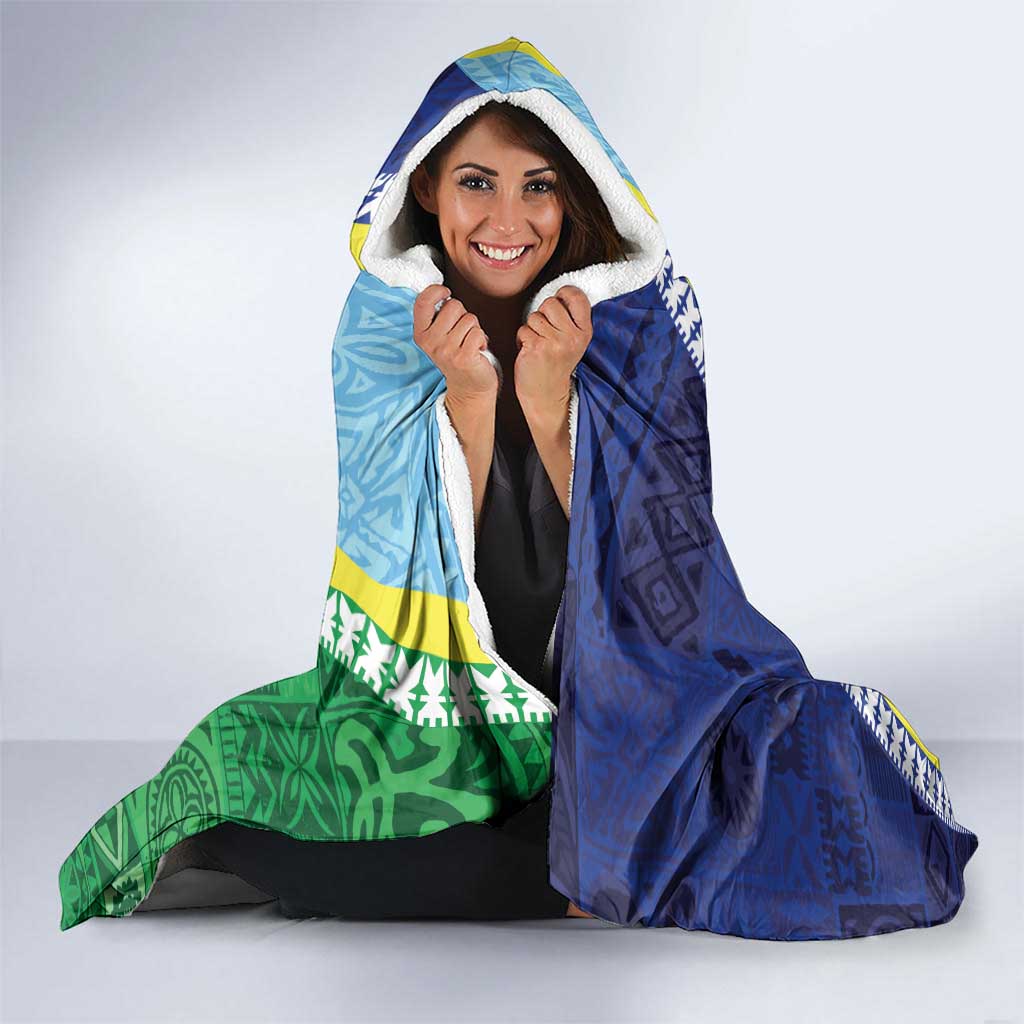 Love Malampa Fiji Day Hooded Blanket Together We Grow