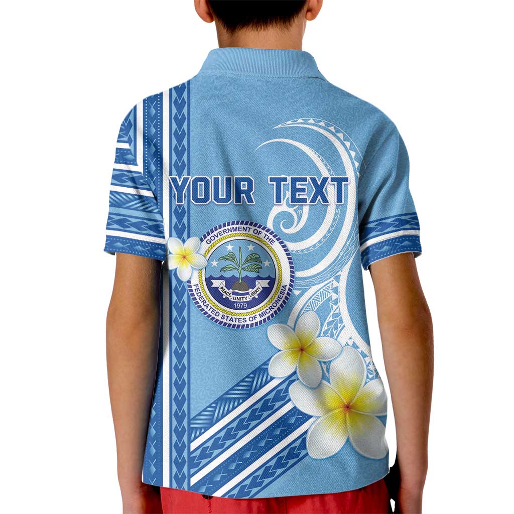 Personalised Federated States of Micronesia Kid Polo Shirt Happy 38th Independence Anniversary LT05 - Polynesian Pride