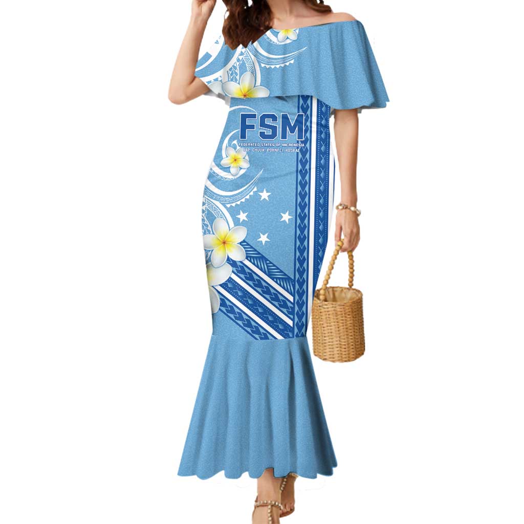 Personalised Federated States of Micronesia Mermaid Dress Happy 38th Independence Anniversary