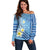 Personalised Federated States of Micronesia Off Shoulder Sweater Happy 38th Independence Anniversary