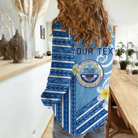 Personalised Federated States of Micronesia Women Casual Shirt Happy 38th Independence Anniversary LT05 - Polynesian Pride