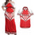 Custom Tonga Mate Maa Rugby Couples Matching Off Shoulder Maxi Dress and Hawaiian Shirt Go Champions