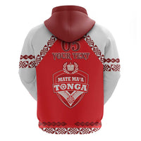Custom Tonga Mate Maa Rugby Hoodie Go Champions LT05 - Polynesian Pride