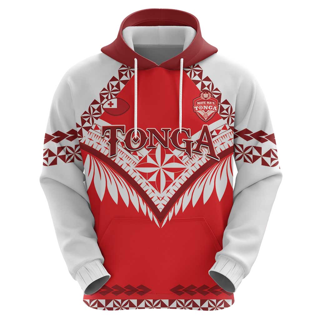 Custom Tonga Mate Maa Rugby Hoodie Go Champions LT05 - Polynesian Pride