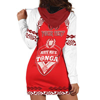Custom Tonga Mate Maa Rugby Hoodie Dress Go Champions LT05 - Polynesian Pride