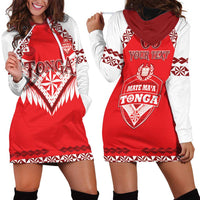 Custom Tonga Mate Maa Rugby Hoodie Dress Go Champions LT05 - Polynesian Pride