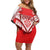 Custom Tonga Mate Maa Rugby Off Shoulder Short Dress Go Champions