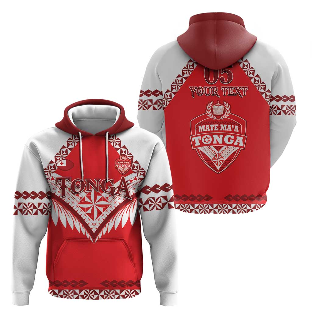 Custom Tonga Mate Maa Rugby Zip Hoodie Go Champions LT05 - Polynesian Pride