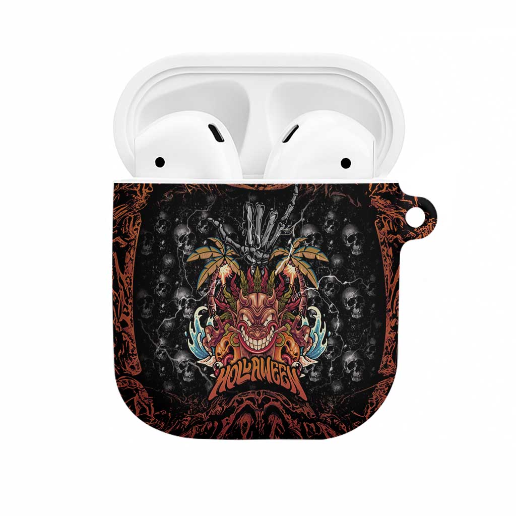 Aloha Halloween AirPods Case Horror Tiki Heavy Metal Style - Polynesian Pride