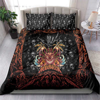 Aloha Halloween Bedding Set Horror Tiki Heavy Metal Style LT05 - Polynesian Pride