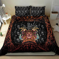 Aloha Halloween Bedding Set Horror Tiki Heavy Metal Style LT05 - Polynesian Pride