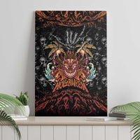 Aloha Halloween Canvas Wall Art Horror Tiki Heavy Metal Style LT05 - Polynesian Pride