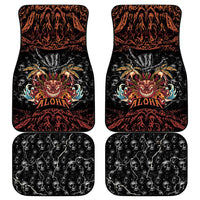 Aloha Halloween Car Mats Horror Tiki Heavy Metal Style LT05 - Polynesian Pride
