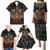 Aloha Halloween Family Matching Puletasi and Hawaiian Shirt Horror Tiki Heavy Metal Style - Polynesian Pride