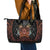 Aloha Halloween Leather Tote Bag Horror Tiki Heavy Metal Style - Polynesian Pride