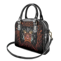 Aloha Halloween Shoulder Handbag Horror Tiki Heavy Metal Style LT05 - Polynesian Pride