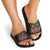 Aloha Halloween Slide Sandals Horror Tiki Heavy Metal Style - Polynesian Pride