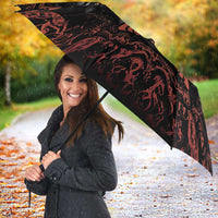 Aloha Halloween Umbrella Horror Tiki Heavy Metal Style - Polynesian Pride