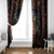 Aloha Halloween Window Curtain Horror Tiki Heavy Metal Style - Polynesian Pride