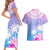 Personalised Fiji Your Paradise Festival Couples Matching Short Sleeve Bodycon Dress and Hawaiian Shirt With Fijian Masi Tapa Pattern LT05 - Polynesian Pride