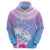 Personalised Fiji Your Paradise Festival Hoodie With Fijian Masi Tapa Pattern LT05 - Polynesian Pride