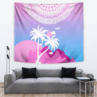 Fiji Your Paradise Festival Tapestry With Fijian Masi Tapa Pattern LT05 - Polynesian Pride