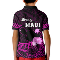 Hawaii Strong Maui Kid Polo Shirt Lahaina Is Not For Sale LT05 - Polynesian Pride