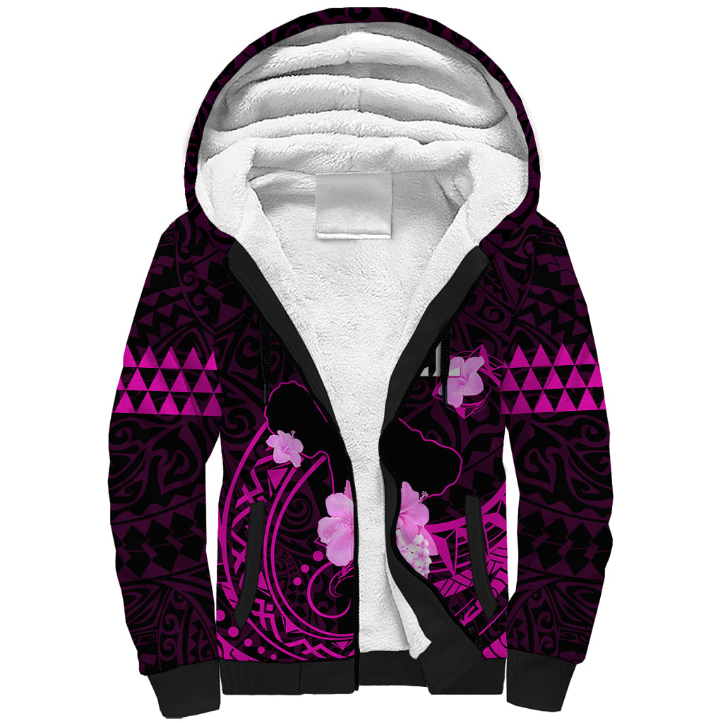 Hawaii Strong Maui Sherpa Hoodie Lahaina Is Not For Sale LT05 Unisex Pink - Polynesian Pride