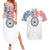 Samoa Black Saturday Couples Matching Summer Maxi Dress and Hawaiian Shirt Polynesian Tribal Simple Style LT05 White - Polynesian Pride