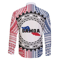 Samoa Black Saturday Family Matching Off Shoulder Short Dress and Hawaiian Shirt Polynesian Tribal Simple Style LT05 - Polynesian Pride