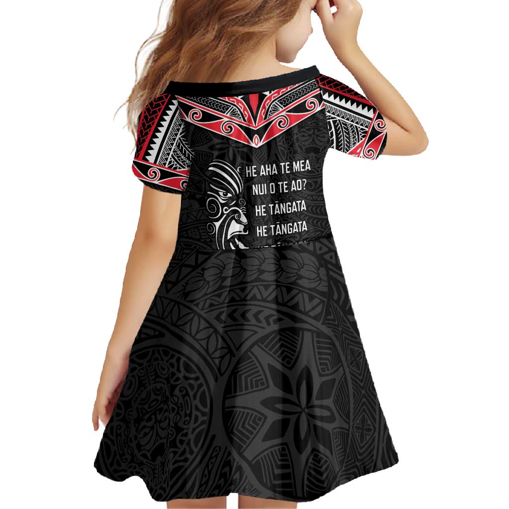 Aotearoa Toitu Te Tiriti Family Matching Tank Maxi Dress and Hawaiian Shirt New Zealand Honour The Treaty LT05 - Polynesian Pride