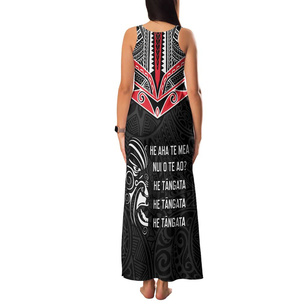 Aotearoa Toitu Te Tiriti Family Matching Tank Maxi Dress and Hawaiian Shirt New Zealand Honour The Treaty LT05 - Polynesian Pride
