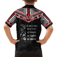 Aotearoa Toitu Te Tiriti Kid Hawaiian Shirt New Zealand Honour The Treaty LT05 - Polynesian Pride