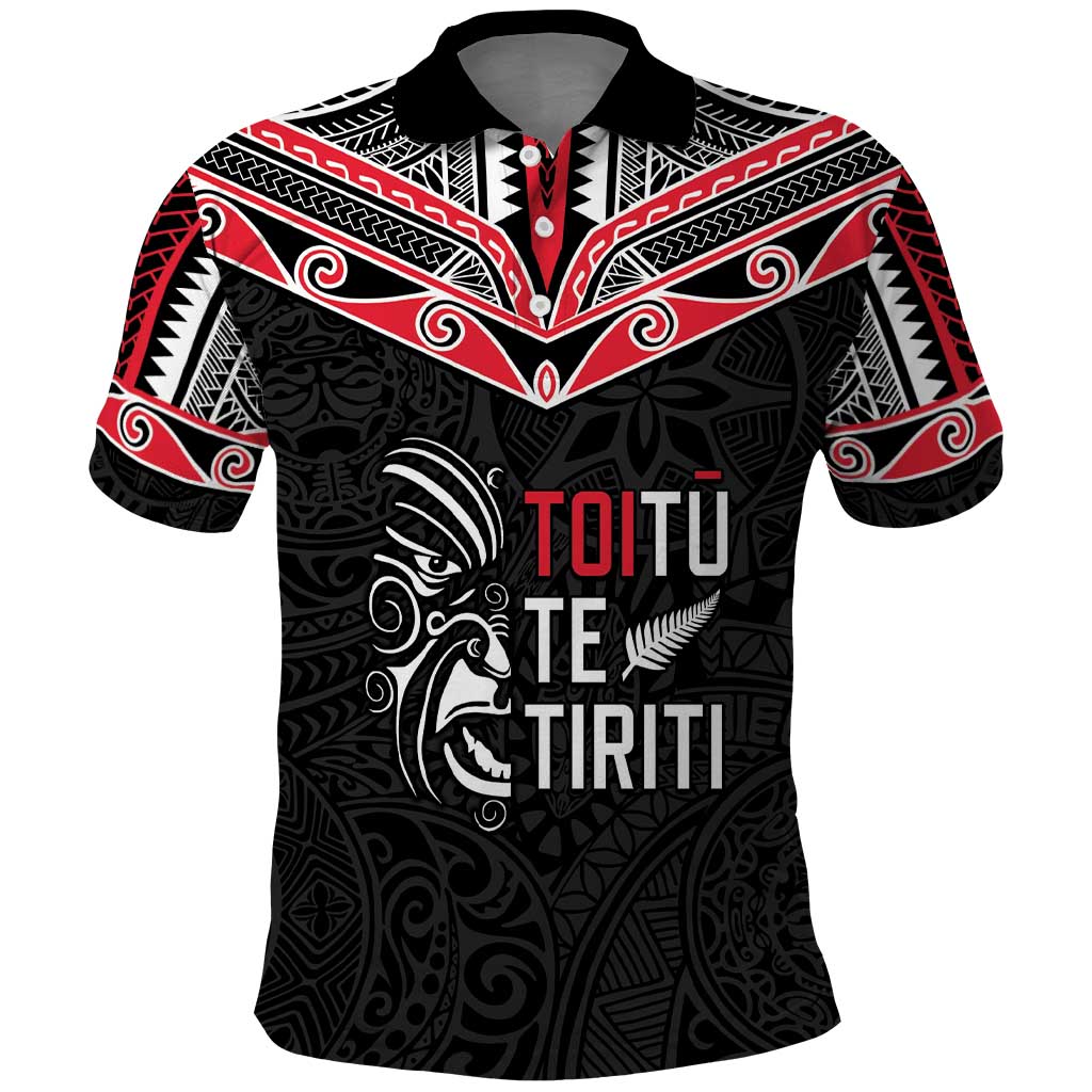 Aotearoa Toitu Te Tiriti Polo Shirt New Zealand Honour The Treaty