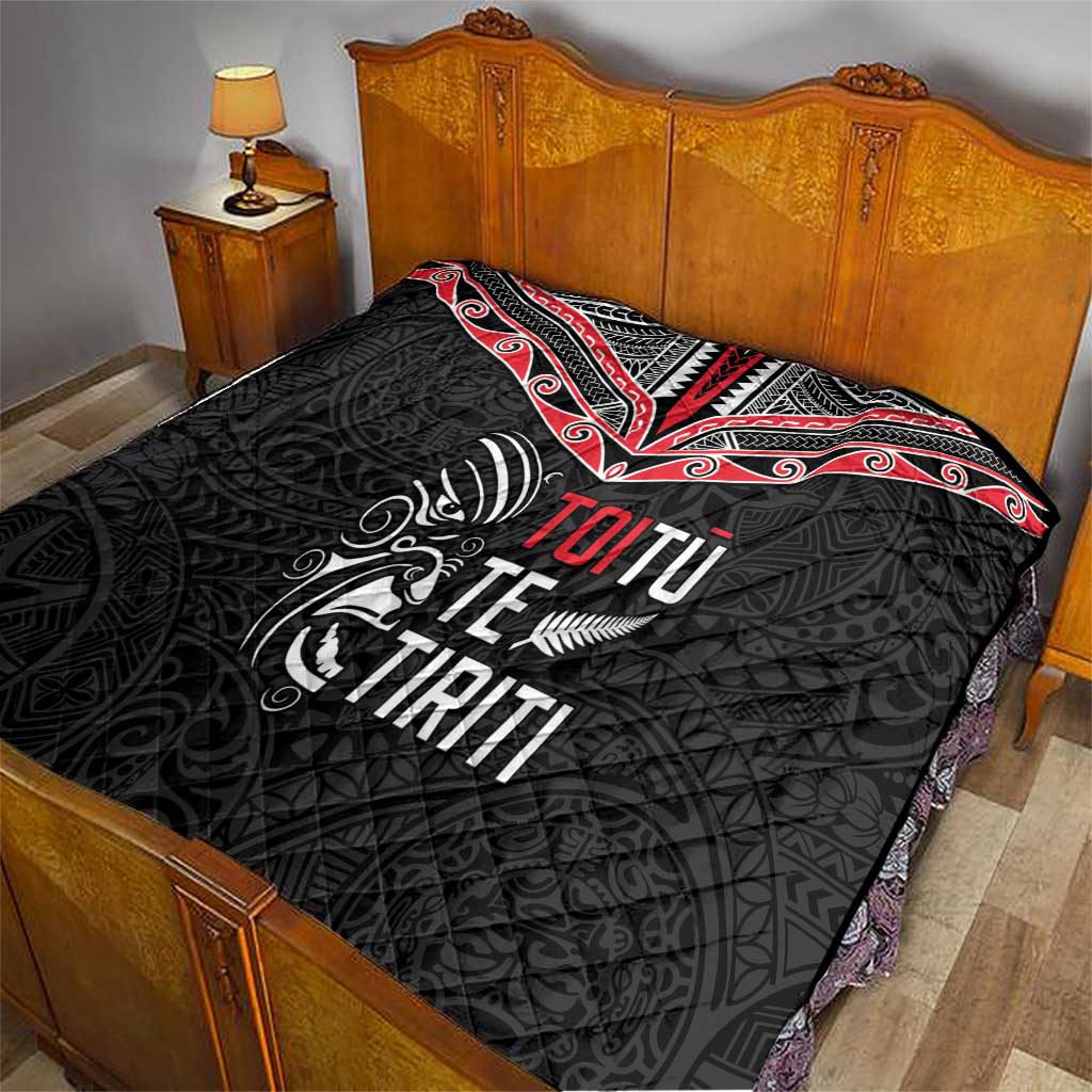 Aotearoa Toitu Te Tiriti Quilt New Zealand Honour The Treaty LT05 - Polynesian Pride