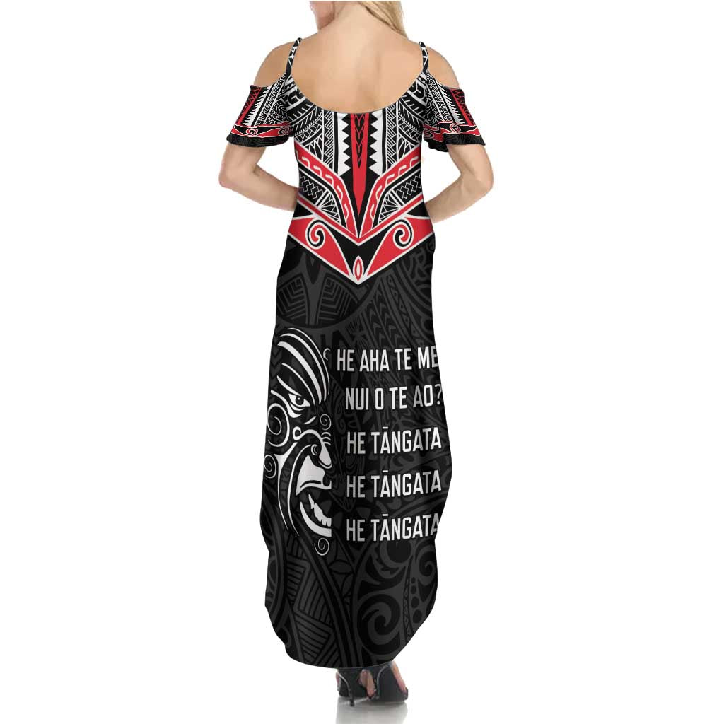 Aotearoa Toitu Te Tiriti Summer Maxi Dress New Zealand Honour The Treaty