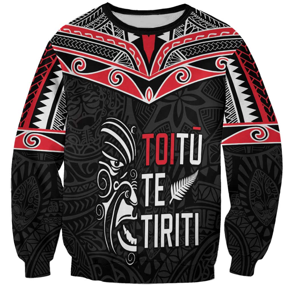 Aotearoa Toitu Te Tiriti Sweatshirt New Zealand Honour The Treaty